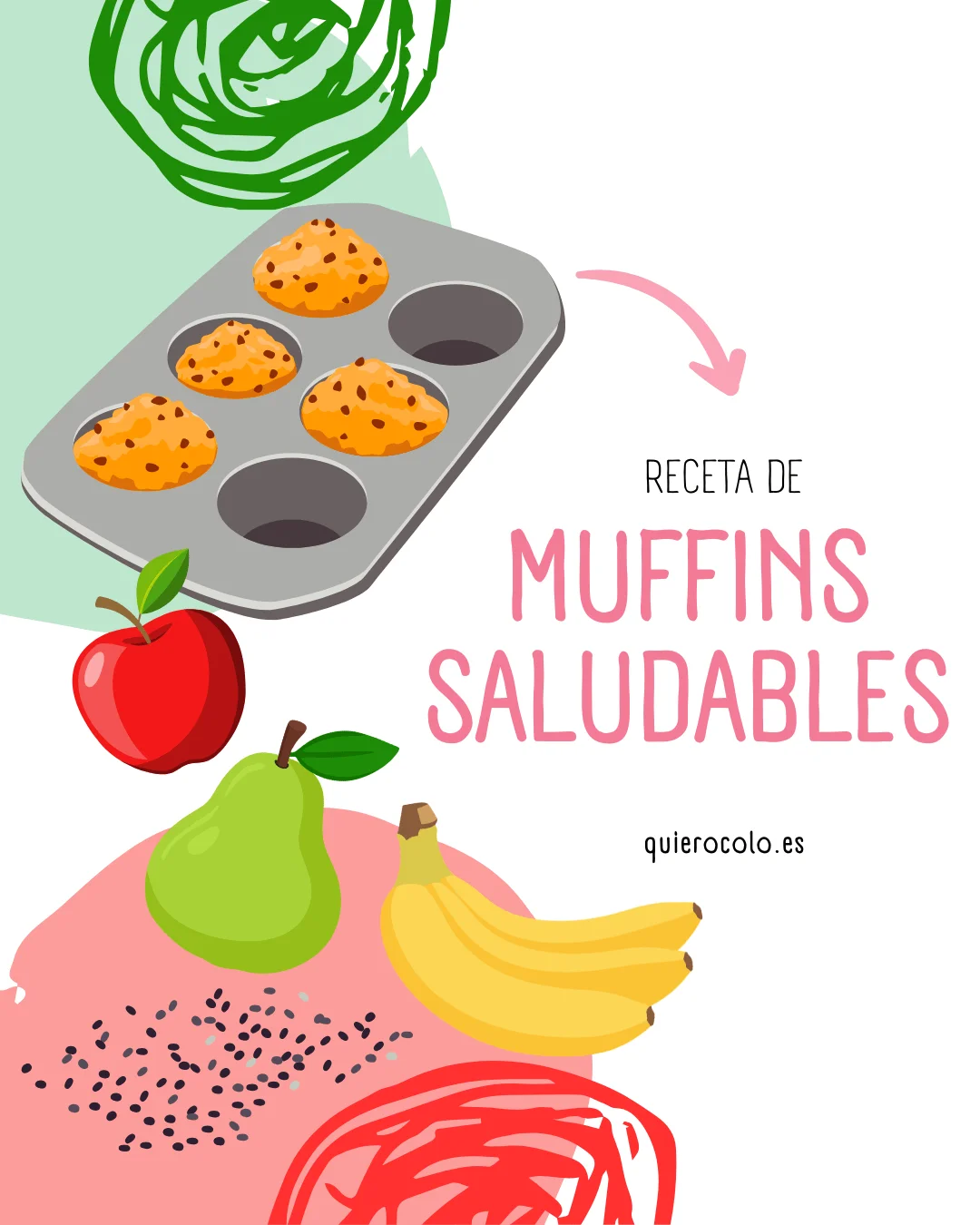 Healthy Banana and Pear or Apple Muffins: A Simple Recipe for Busy Parents